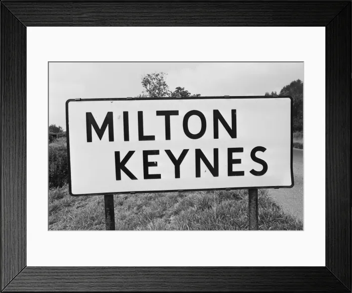 Framed Print : Milton Keynes, June 1967. Milton Keynes, locally abbreviated to MK Framed Print : Milton Keynes, June 1967. Milton Keynes, locally abbreviated to MK