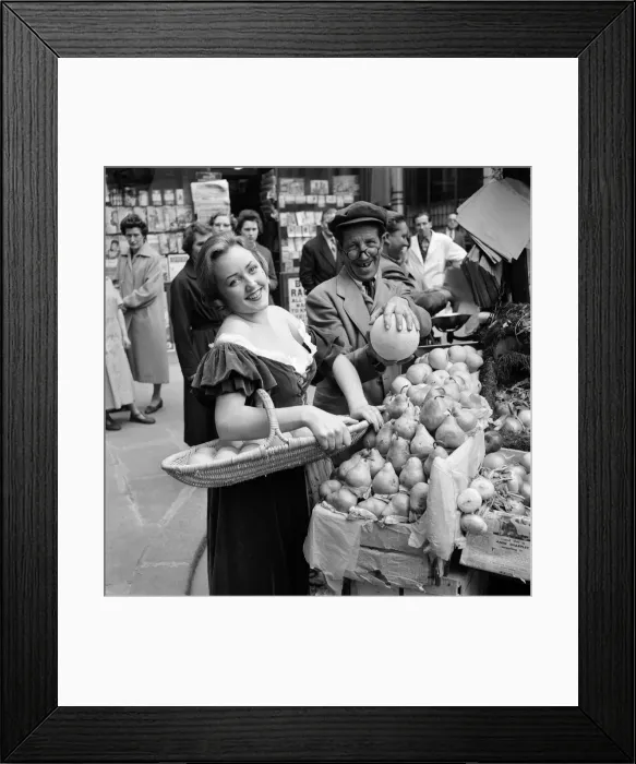Framed Print : The first dress rehearsal for the May Fair 1957 which begins in London Framed Print : The first dress rehearsal for the May Fair 1957 which begins in London