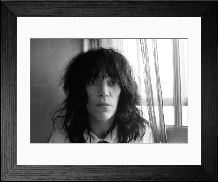 Framed Print : American punk singer Patti Smith. 11th May 1976 Framed Print : American punk singer Patti Smith. 11th May 1976