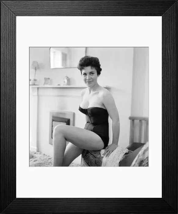 Framed Print : Valerie Gaunt, British actress, will be starring in her first film Framed Print : Valerie Gaunt, British actress, will be starring in her first film