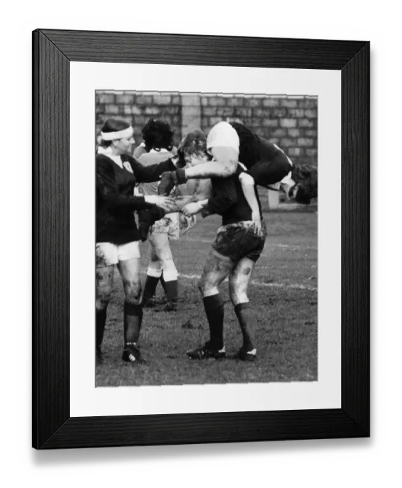 Framed Print : Scottish Womens Football Association Team in action, friendly match