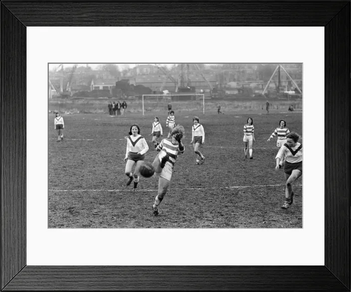 Framed Print : Rose Reilly, 16 from East Ayrshire Scotland, talented football player for Stewarton Framed Print : Rose Reilly, 16 from East Ayrshire Scotland, talented football player for Stewarton