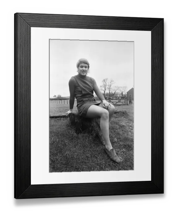 Framed Print : Rose Reilly, 16 from East Ayrshire Scotland, talented football player for Stewarton Framed Print : Rose Reilly, 16 from East Ayrshire Scotland, talented football player for Stewarton