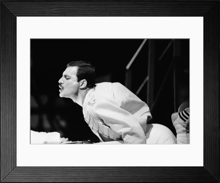 Framed Print : Queen (rock group) perform at St James Park, Stadium, Newcastle, England