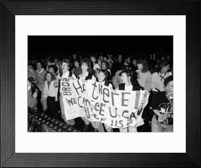 Framed Print : Bros concert at the NEC, Birmingham. 19th December 1988 Framed Print : Bros concert at the NEC, Birmingham. 19th December 1988