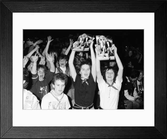 Framed Print : Bros concert at the NEC, Birmingham. 19th December 1988 Framed Print : Bros concert at the NEC, Birmingham. 19th December 1988