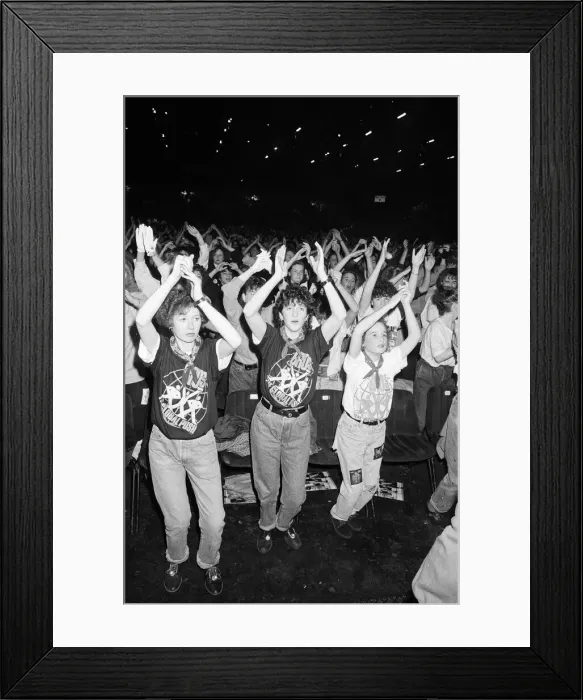 Framed Print : Bros concert at the NEC, Birmingham. 19th December 1988 Framed Print : Bros concert at the NEC, Birmingham. 19th December 1988