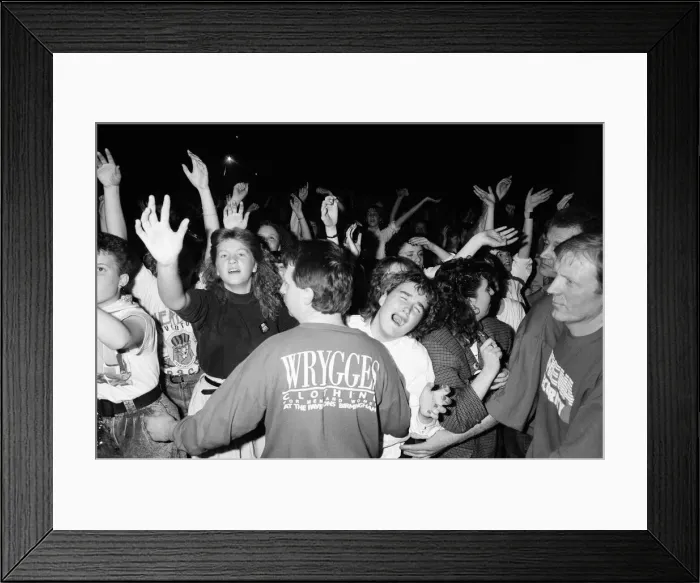 Framed Print : Bros concert at the NEC, Birmingham. 19th December 1988