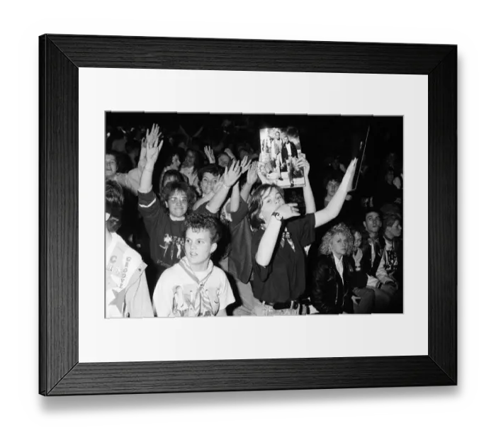 Framed Print : Bros concert at the NEC, Birmingham. 19th December 1988 Framed Print : Bros concert at the NEC, Birmingham. 19th December 1988