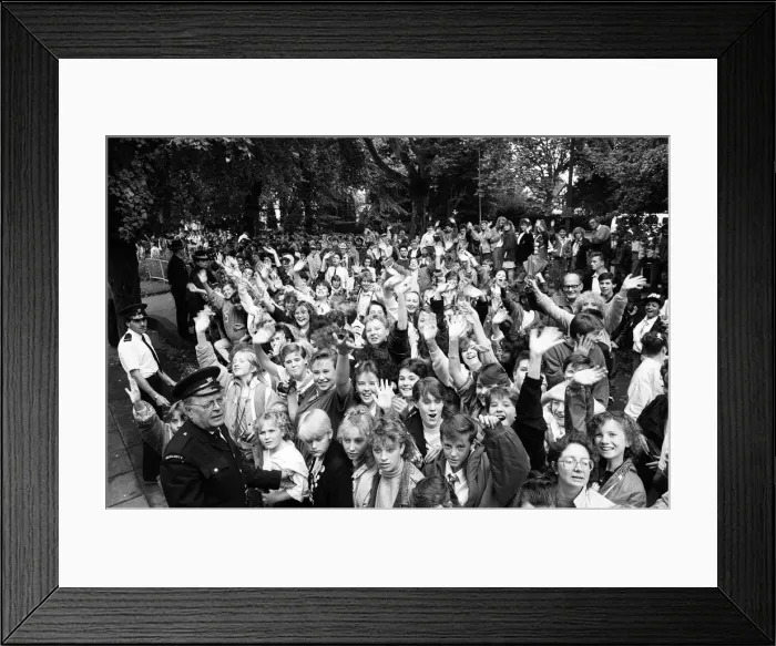 Framed Print : Bros at BBCs Pebble Mill Studios, Edgbaston, to launch Radio Ones new frequency Framed Print : Bros at BBCs Pebble Mill Studios, Edgbaston, to launch Radio Ones new frequency