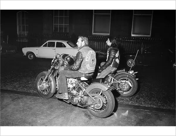 Two of the original San Francisco Hells Angels in London