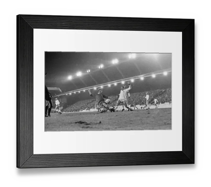 Framed Print : Liverpool 0-0 Bayern Munich, European Cup Winners Cup 2nd round 1st leg match at Anfield