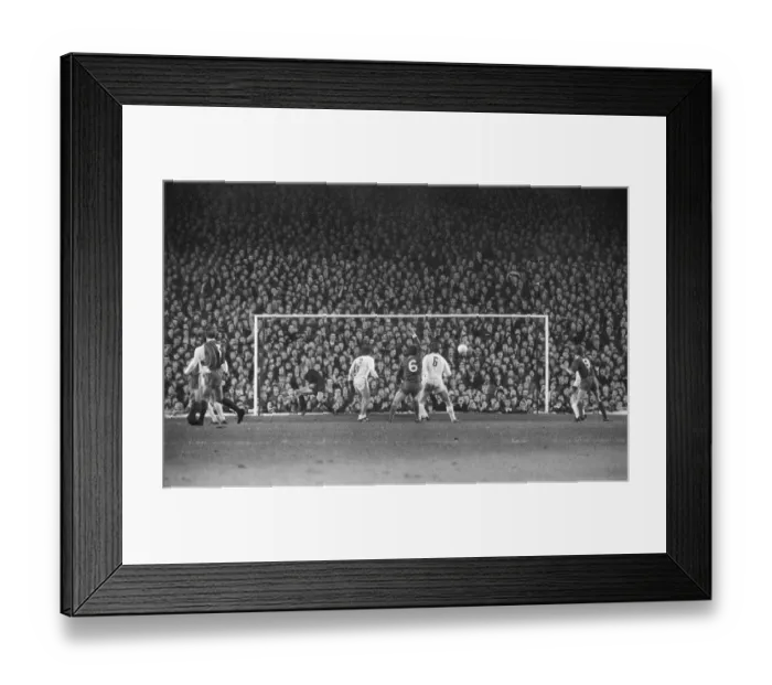 Framed Print : Liverpool 0-0 Bayern Munich, European Cup Winners Cup 2nd round 1st leg match at Anfield