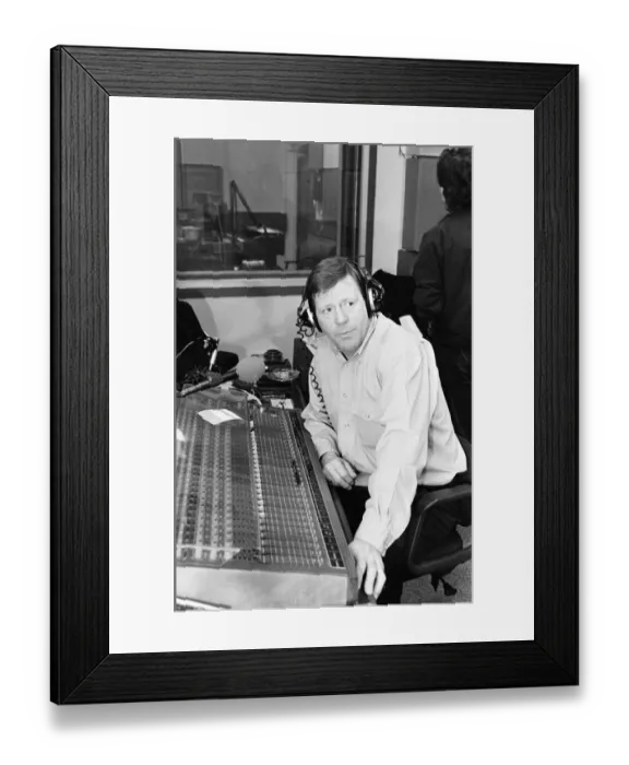 Framed Print : Billy Butler, BBC Radio Merseyside Presenter, Wednesday 10th February 1993
