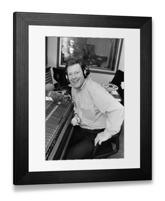 Framed Print : Billy Butler, BBC Radio Merseyside Presenter, Wednesday 10th February 1993 Framed Print : Billy Butler, BBC Radio Merseyside Presenter, Wednesday 10th February 1993