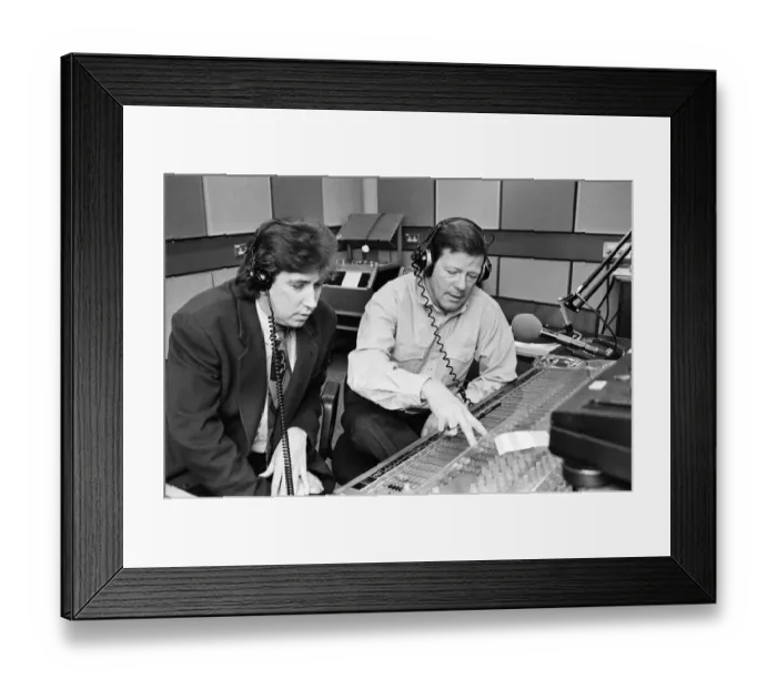 Framed Print : Billy Butler, BBC Radio Merseyside Presenter, Wednesday 10th February 1993 Framed Print : Billy Butler, BBC Radio Merseyside Presenter, Wednesday 10th February 1993