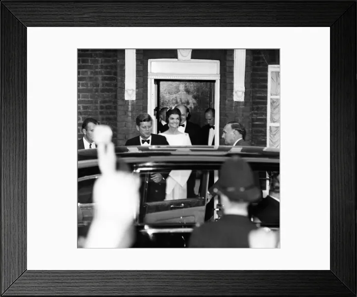 Framed Print : Second day of the private visit to London of American President John F Framed Print : Second day of the private visit to London of American President John F