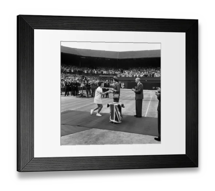 Framed Print : 1963 Wimbledon Championships - Womens Singles final Framed Print : 1963 Wimbledon Championships - Womens Singles final