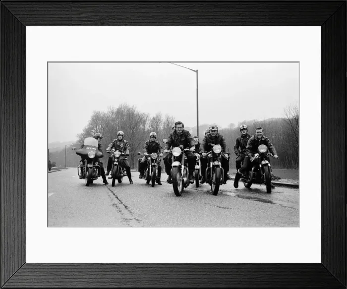 Framed Print : Ton-Up Boys joined the great mercy search for Derek Parsloe Framed Print : Ton-Up Boys joined the great mercy search for Derek Parsloe