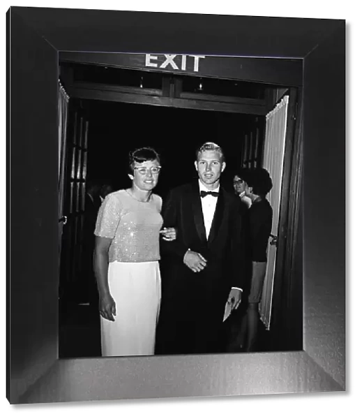 Bille Jean King and husband Larry King attend a Wimbledon tennis celebration dance at a