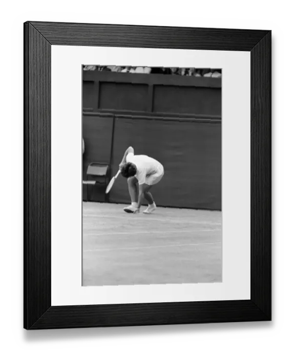 Framed Print : The Wightman Cup held at All England Lawn Tennis and Croquet Club, Wimbledon