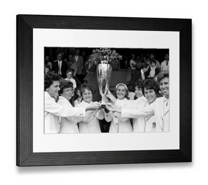 Framed Print : The Wightman Cup held at All England Lawn Tennis and Croquet Club, Wimbledon Framed Print : The Wightman Cup held at All England Lawn Tennis and Croquet Club, Wimbledon