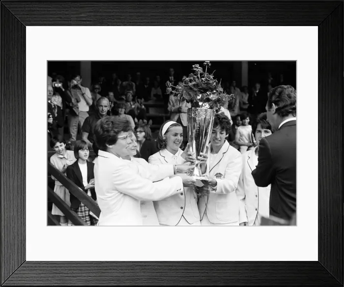 Framed Print : The Wightman Cup held at All England Lawn Tennis and Croquet Club, Wimbledon Framed Print : The Wightman Cup held at All England Lawn Tennis and Croquet Club, Wimbledon