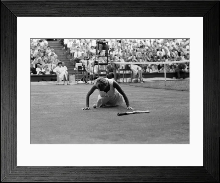 Framed Print : The Wightman Cup held at All England Lawn Tennis and Croquet Club, Wimbledon