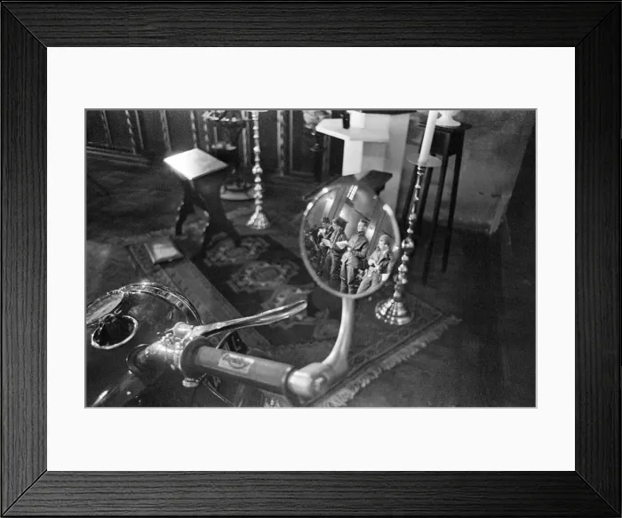 Framed Print : Service of Thanksgiving and Dedication for Motor Cyclists and Scooterists