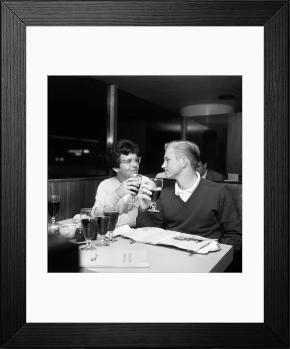 Framed Print : Billie Jean King, triple champion of Wimbledon, slept until 11am this morning Framed Print : Billie Jean King, triple champion of Wimbledon, slept until 11am this morning