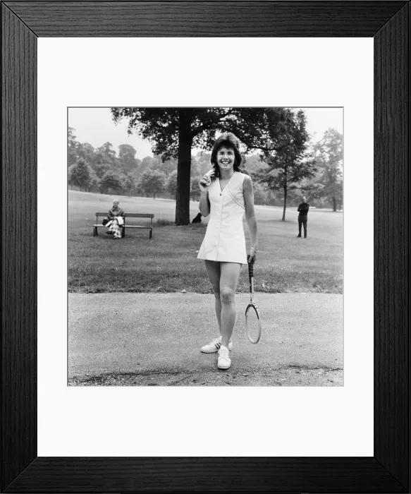 Framed Print : Billie Jean King (Moffitt) born November 22, 1943) is an American former World No Framed Print : Billie Jean King (Moffitt) born November 22, 1943) is an American former World No