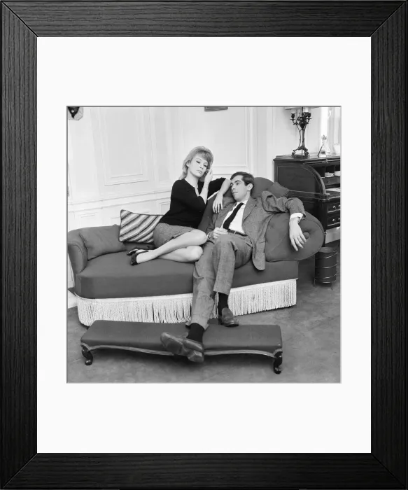 Framed Print : Annette Stroyberg, Danish actress, in London, Sunday 14th December 1958 Framed Print : Annette Stroyberg, Danish actress, in London, Sunday 14th December 1958