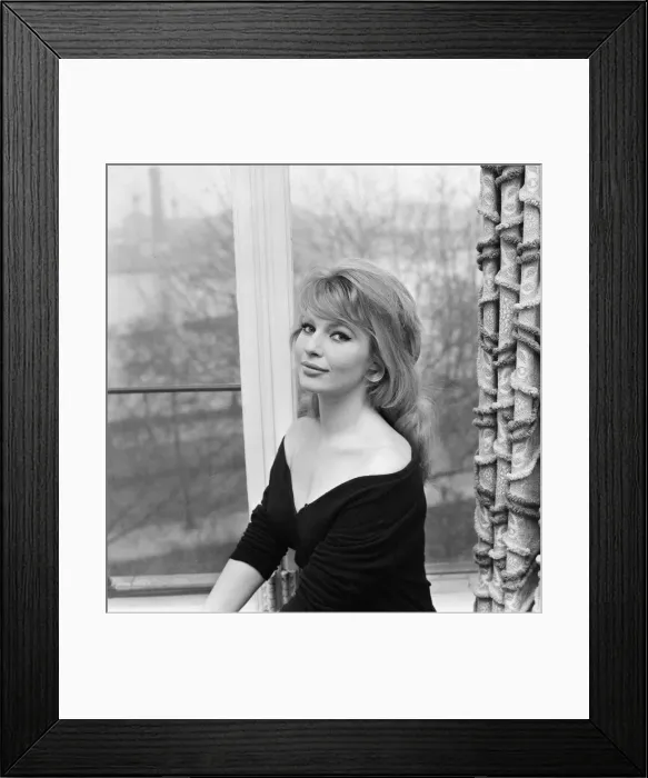 Framed Print : Annette Stroyberg, Danish actress, in London, Sunday 14th December 1958 Framed Print : Annette Stroyberg, Danish actress, in London, Sunday 14th December 1958
