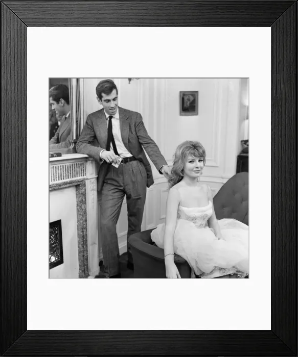 Framed Print : Annette Stroyberg, Danish actress, in London, Sunday 14th December 1958 Framed Print : Annette Stroyberg, Danish actress, in London, Sunday 14th December 1958