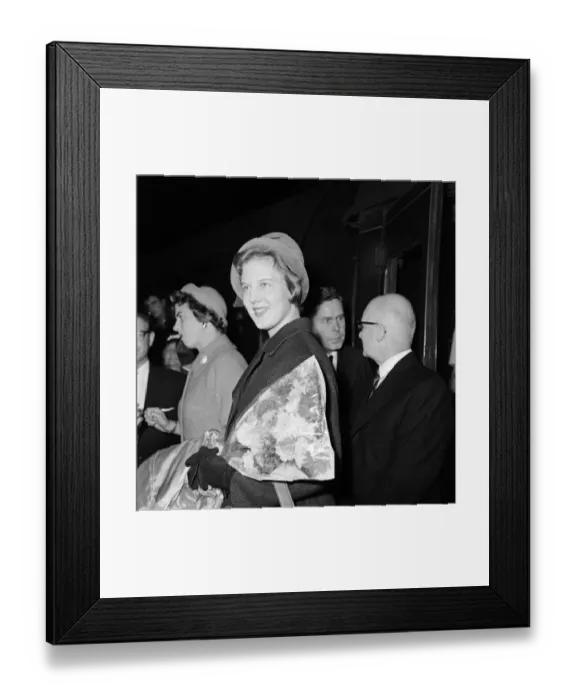 Framed Print : Princess Margrethe of Denmark arrives in Liverpool Street Station Framed Print : Princess Margrethe of Denmark arrives in Liverpool Street Station