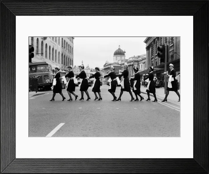 Framed Print : Nippies have returned to London after J Lyons & Co. Ltd Framed Print : Nippies have returned to London after J Lyons & Co. Ltd