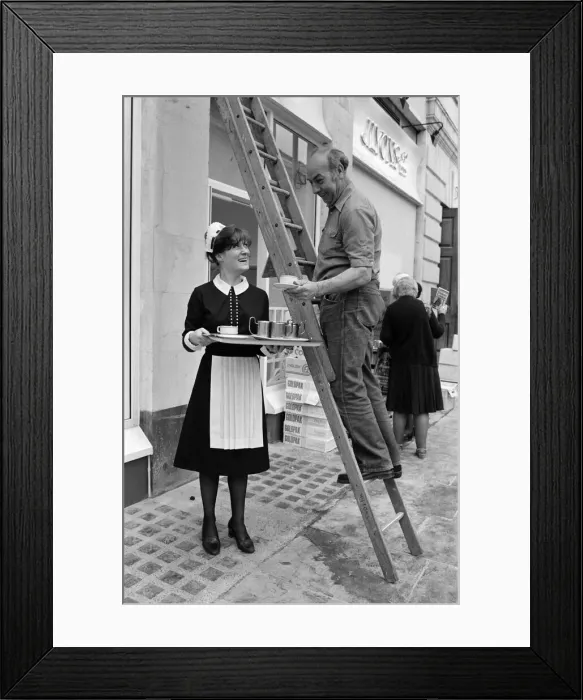 Framed Print : Nippies have returned to London after J Lyons & Co. Ltd Framed Print : Nippies have returned to London after J Lyons & Co. Ltd