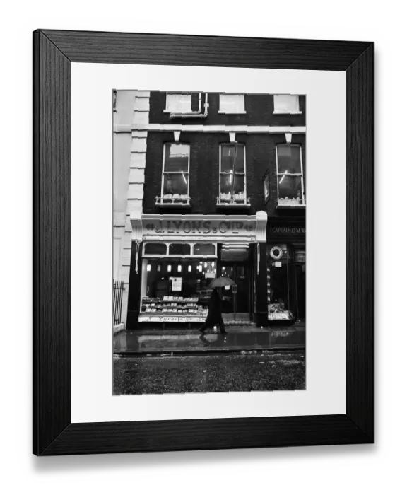 Framed Print : Lyons Tea Shop, which is to close, Albemarle Street, London. 20th February 1969 Framed Print : Lyons Tea Shop, which is to close, Albemarle Street, London. 20th February 1969