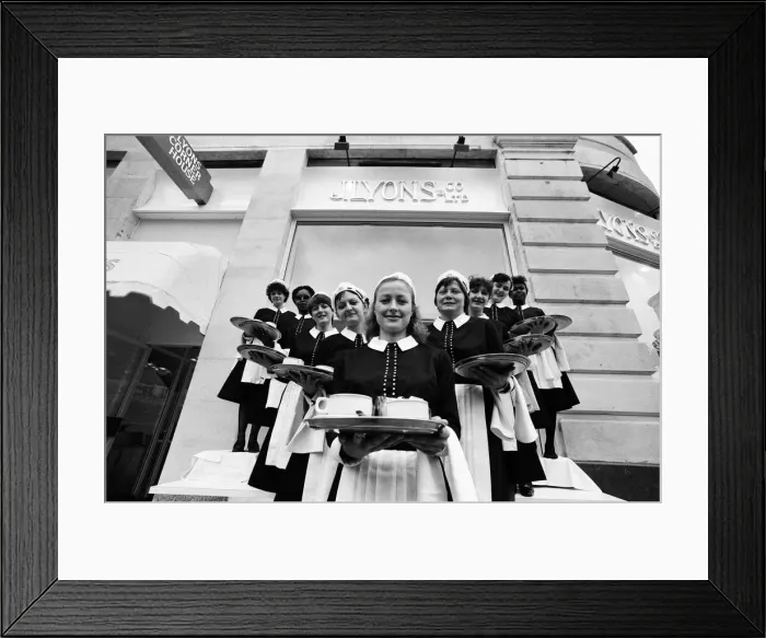 Framed Print : Nippies have returned to London after J Lyons & Co. Ltd