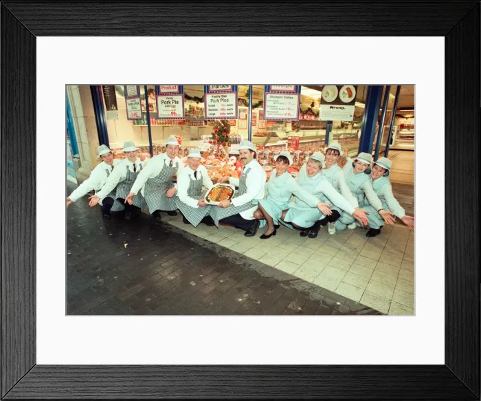 Framed Print : Newboulds, Middlesbrough, is the only butchers shop in the North East to reach the final Framed Print : Newboulds, Middlesbrough, is the only butchers shop in the North East to reach the final