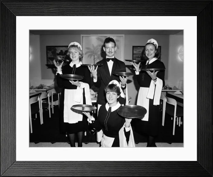 Framed Print : The pride of Lyon s, the staff of Lyons Corner House Framed Print : The pride of Lyon s, the staff of Lyons Corner House