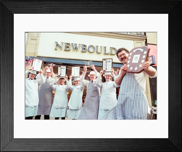Framed Print : Newboulds, Middlesbrough, is the only butchers shop in the North East to reach the final Framed Print : Newboulds, Middlesbrough, is the only butchers shop in the North East to reach the final