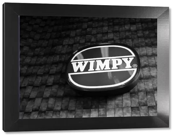 Wimpy restaurant, Londons West End. 11th January 1981