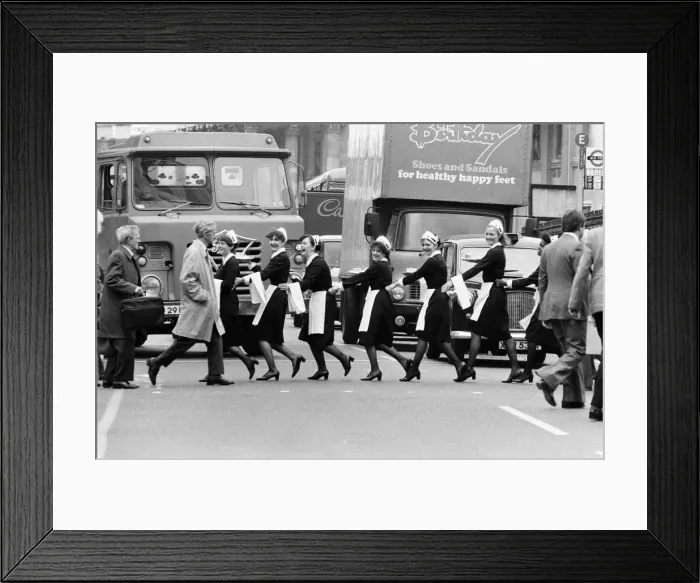 Framed Print : Nippies have returned to London after J Lyons & Co. Ltd Framed Print : Nippies have returned to London after J Lyons & Co. Ltd