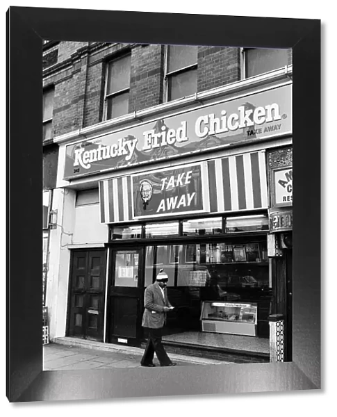 Kentucky Fried Chicken at 243 Finchley Road London. 11th January 1981