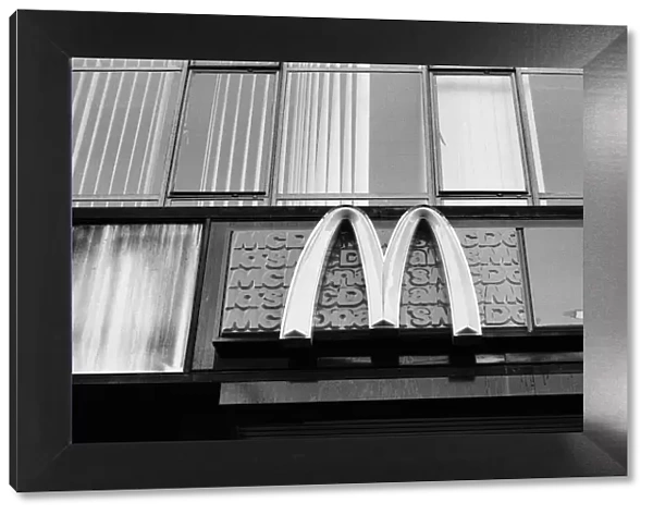 McDonalds restaurant, in the west end of London. 11th January 1981