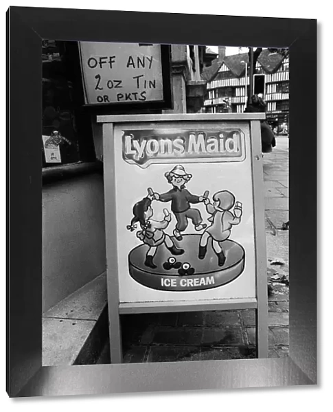 Lyons Maid poster. 14th October 1976