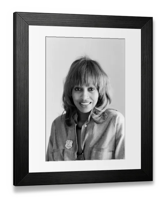 Framed Print : American singer Tina Turner in London at the start of her European tour. 12th March 1979