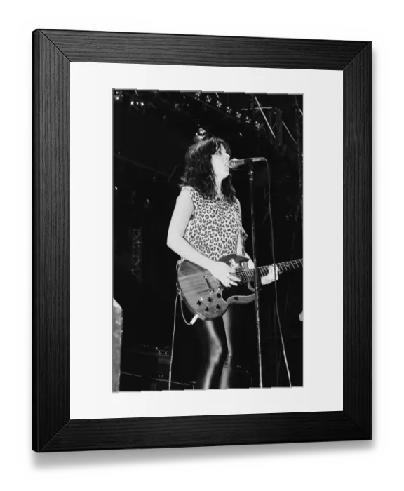 Framed Print : Girlschool are a British rock band that formed in the new wave of British heavy metal Framed Print : Girlschool are a British rock band that formed in the new wave of British heavy metal