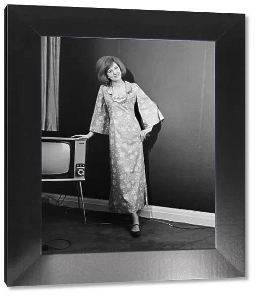 Cilla Black, singer and television personality pictured in this posed feature for